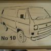 VW camper in baltic birch